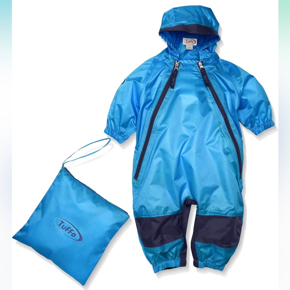 Tuffo Muddy Buddy rain suit overalls, size 4T
